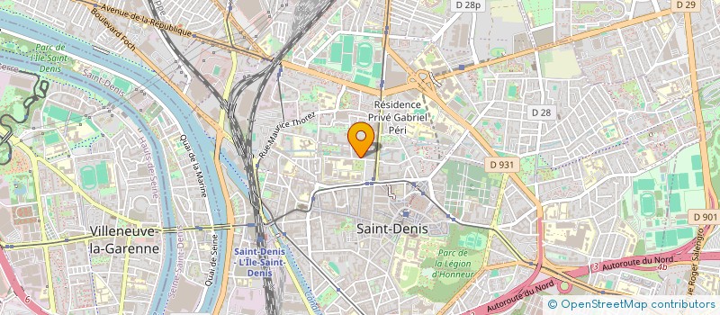 localisation de l'entreprise BEPO  AUBERVILLIERS