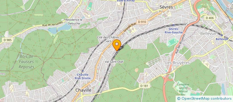 localisation de l'entreprise BEPOP à CHAVILLE