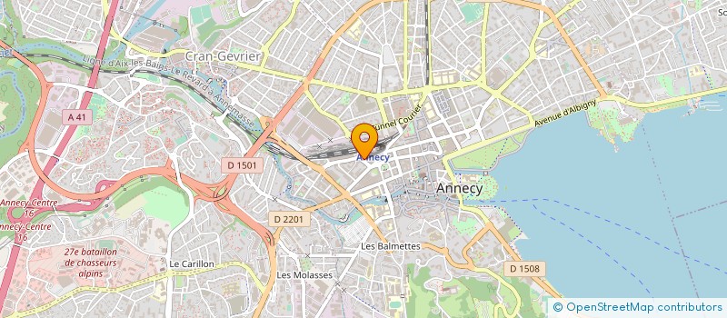 localisation de l'entreprise BEPOS à ANNECY