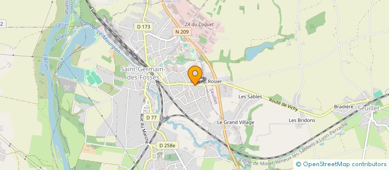 localisation de l'entreprise BEPOS CONCEPT  SAINT-GERMAIN-DES-FOSSES