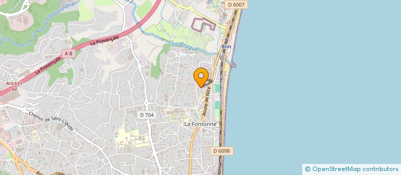 localisation de l'entreprise BEPS à ANTIBES