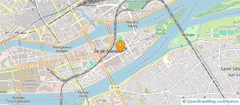 localisation de l'entreprise BEPS - BUREAU DES ETUDIANTS DU PONT-SUPERIEUR  NANTES
