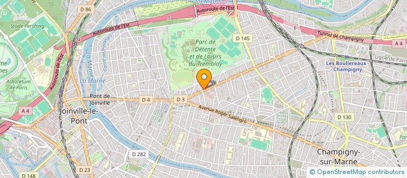 localisation de l'entreprise BEQAIM TRANS à CHAMPIGNY-SUR-MARNE