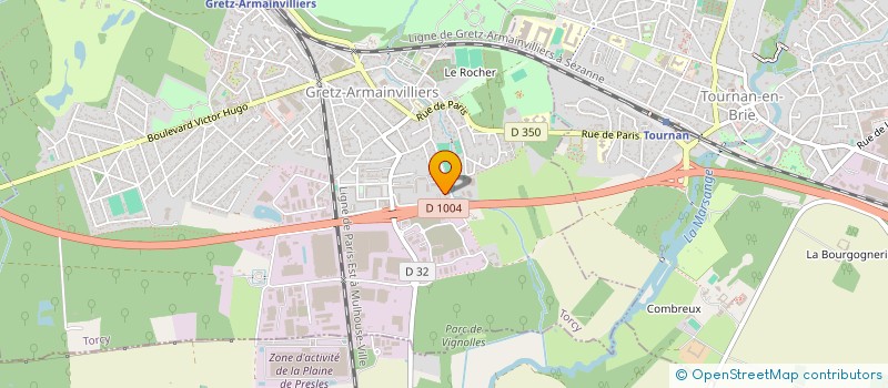 localisation de l'entreprise BEQIRI à GRETZ-ARMAINVILLIERS