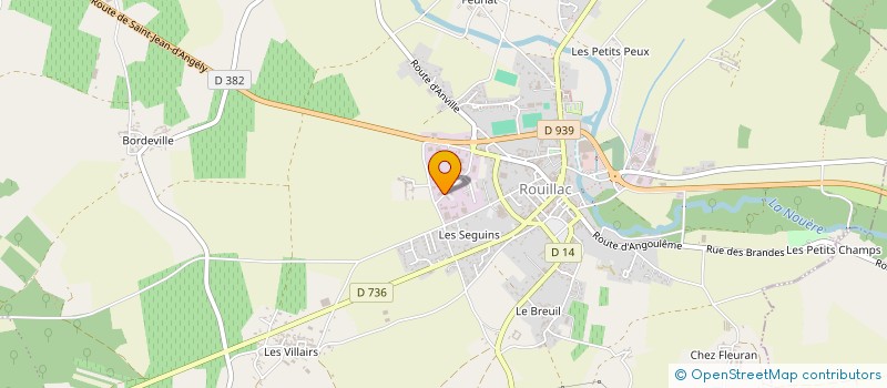 localisation de l'entreprise BEQUET à ROUILLAC