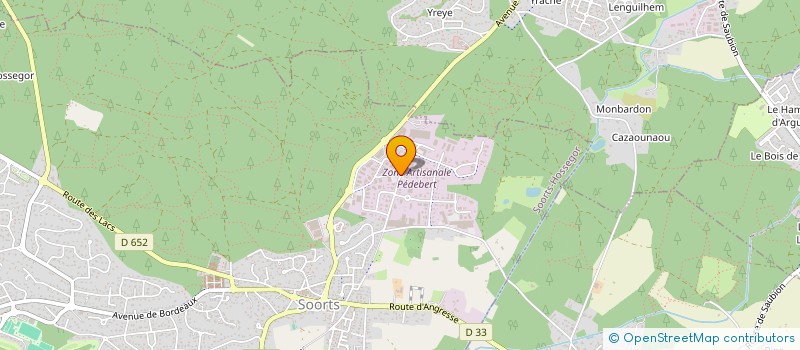 localisation de l'entreprise BEQUILLON à SOORTS-HOSSEGOR