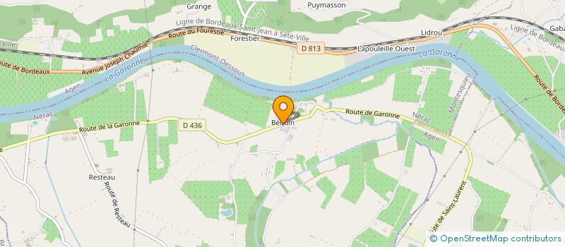 localisation de l'entreprise BEQUIN 1716  MONTESQUIEU