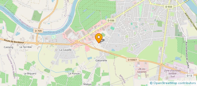 localisation de l'entreprise BER-BG à BERGERAC
