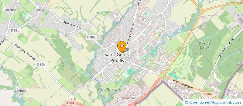localisation de l'entreprise BER-HEL à SAINT-GENIS-POUILLY