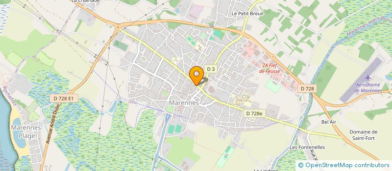 localisation de l'entreprise BER-MARYANNICHRIS à MARENNES-HIERS-BROUAGE