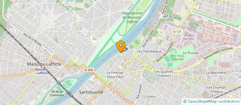 localisation de l'entreprise BERA à SARTROUVILLE