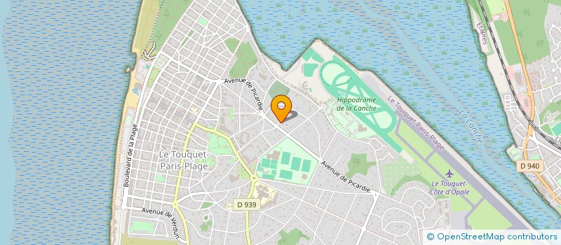 localisation de l'entreprise BERA CGJ à LE TOUQUET-PARIS-PLAGE