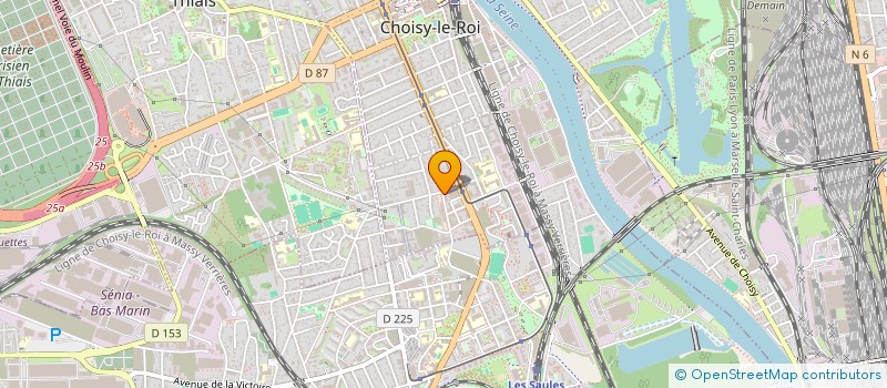 localisation de l'entreprise BERA INGENIERIE à CHOISY-LE-ROI