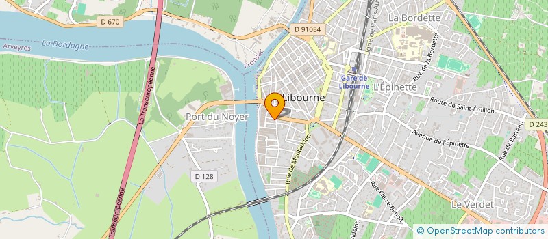 localisation de l'entreprise BERACRUISE à LIBOURNE