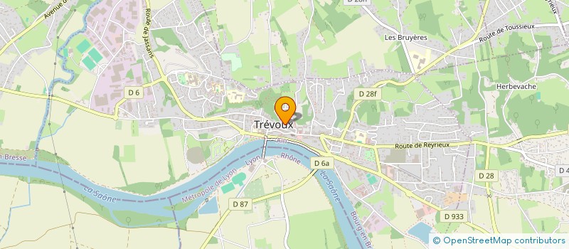 localisation de l'entreprise BERADRIVI à TREVOUX