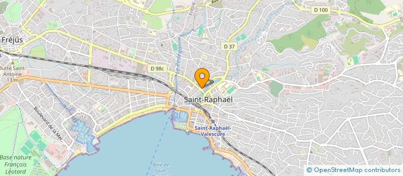 localisation de l'entreprise BERAFLO à SAINT-RAPHAEL