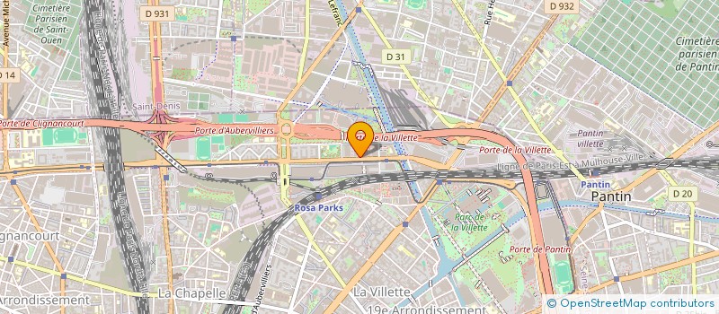 localisation de l'entreprise BERAH'A FESSOY LEDIE  PARIS