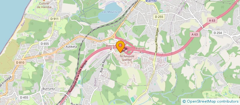 localisation de l'entreprise BERAIL à BIDART