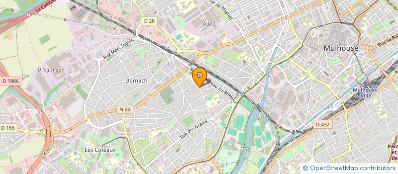 localisation de l'entreprise BERAISER  MULHOUSE