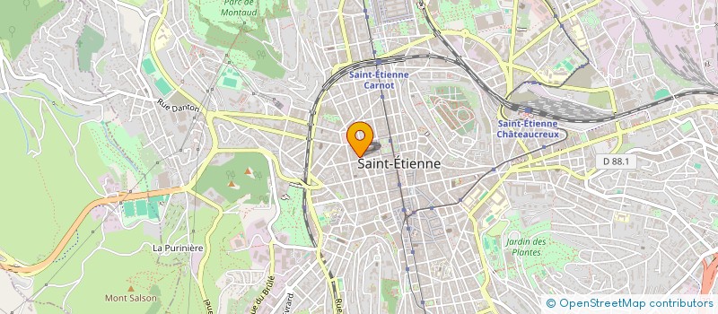 localisation de l'entreprise BERAJ  SAINT-ETIENNE