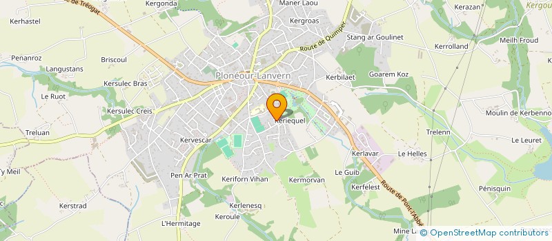 localisation de l'entreprise BERAL à PLONEOUR-LANVERN