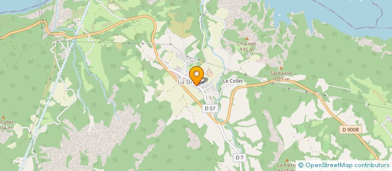 localisation de l'entreprise BERALDE INDUSTRIES à UBAYE-SERRE-PONCON