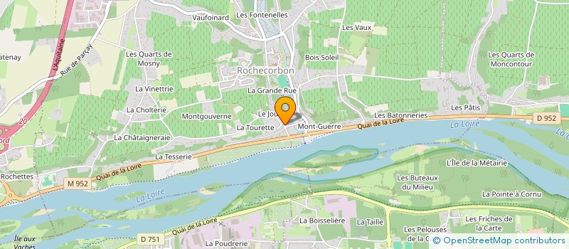 localisation de l'entreprise BERALEX à ROCHECORBON