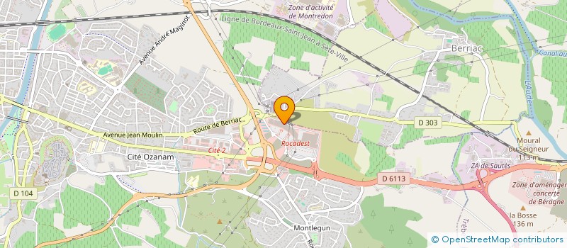 localisation de l'entreprise BERAMCO à CARCASSONNE