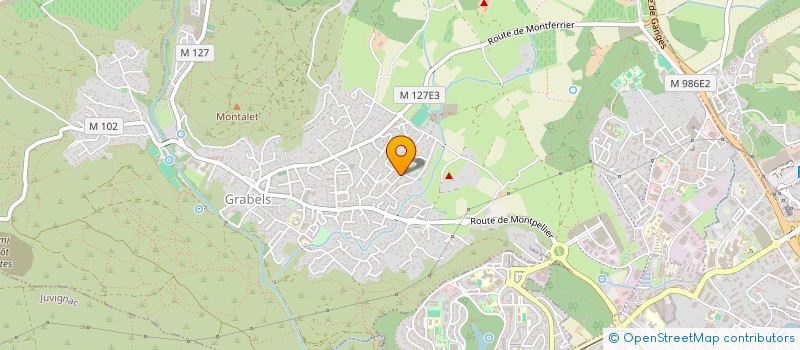 localisation de l'entreprise BERANCOLAS  GRABELS