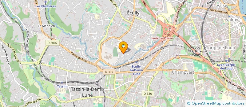 localisation de l'entreprise BERANGER 2  LYON