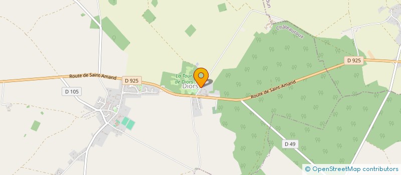localisation de l'entreprise BERANGER BRISSE AUTOS à MONTIERCHAUME