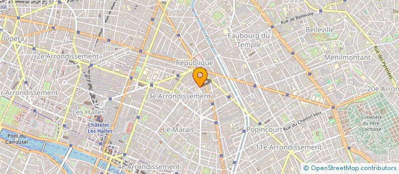 localisation de l'entreprise BERANGER DEVELOPPEMENT  PARIS