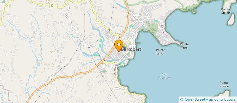 localisation de l'entreprise BERANGERE à LE ROBERT