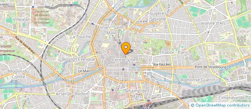 localisation de l'entreprise BERANGERE FASHION à RENNES