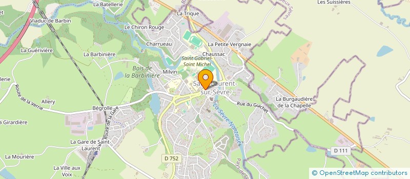 localisation de l'entreprise BERANGERE SOULARD à SAINT-LAURENT-SUR-SEVRE
