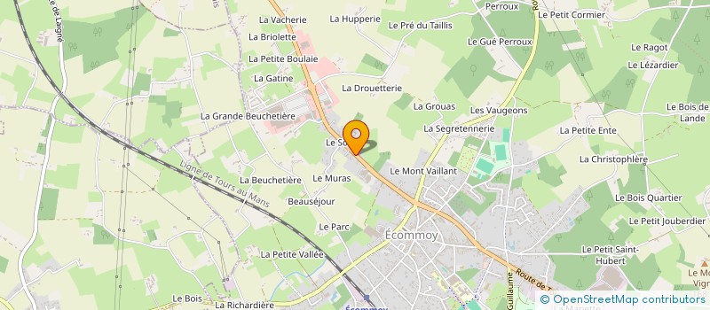 localisation de l'entreprise BERANNITHAS DU BELINOIS  ECOMMOY