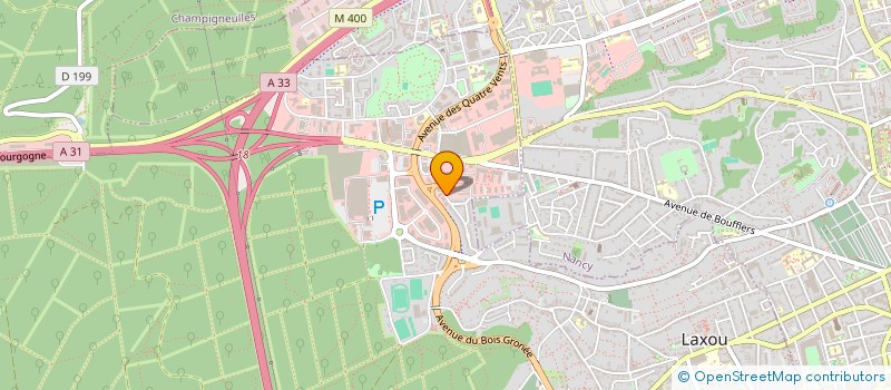 localisation de l'entreprise BERANTIS  LAXOU