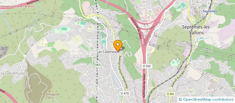 localisation de l'entreprise BERARD à LES PENNES-MIRABEAU