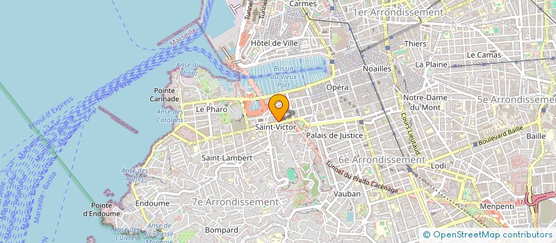localisation de l'entreprise BERARD  MARSEILLE
