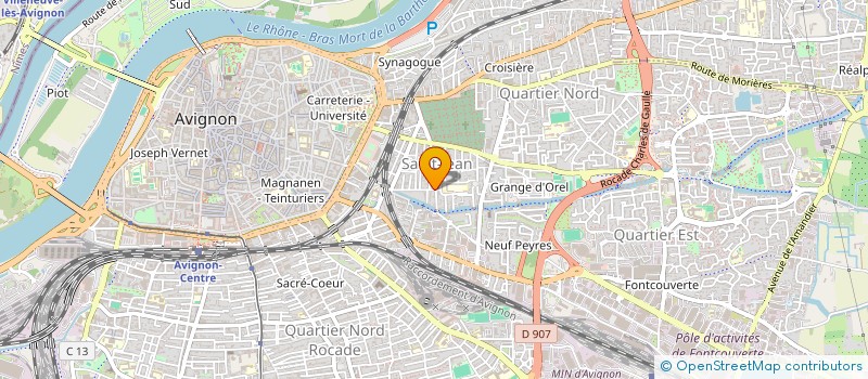 localisation de l'entreprise BERARD FRERES  AVIGNON