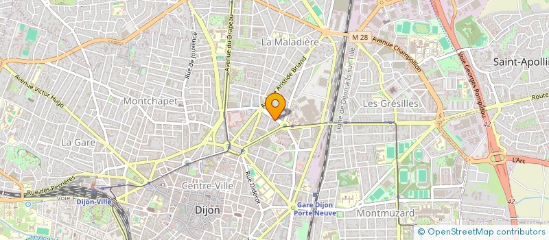 localisation de l'entreprise BERARD INVESTISSEMENTS à DIJON