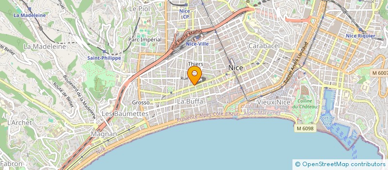 localisation de l'entreprise BERARD & NICOLAS  NICE