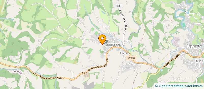 localisation de l'entreprise BERASATEGUY BATIMENT à SOURAIDE