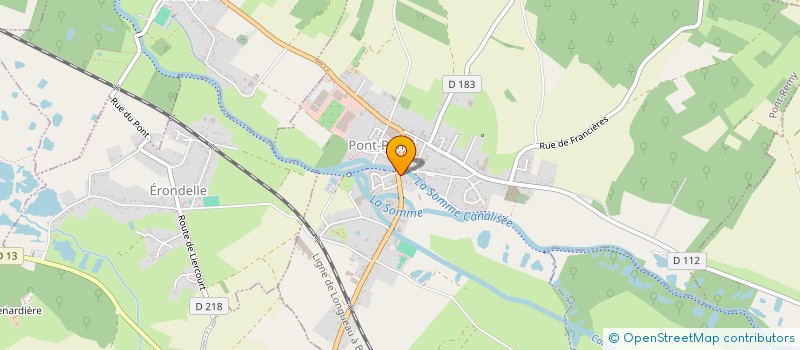 localisation de l'entreprise BERAT  PONT-REMY