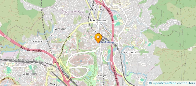 localisation de l'entreprise BERAT à MARSEILLE