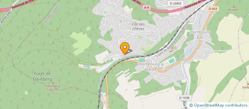 localisation de l'entreprise BERAT ISO FACADE  HOMBOURG-HAUT