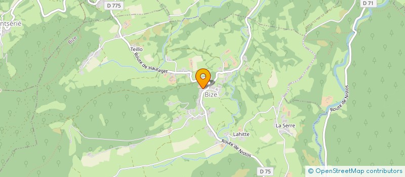 localisation de l'entreprise BERATOU  BIZE