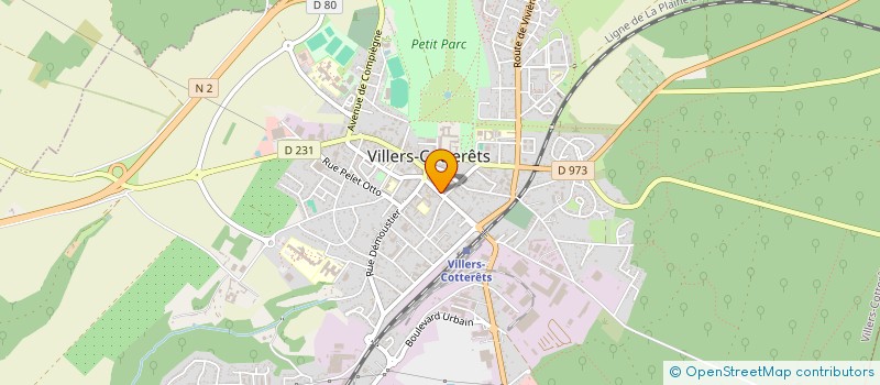 localisation de l'entreprise BERATTO & CO. à VILLERS-COTTERETS