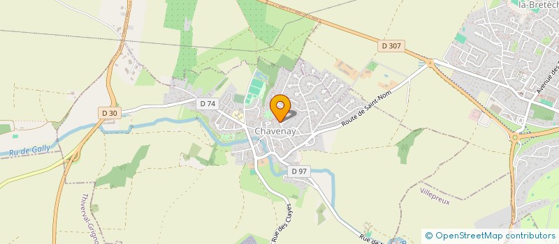 localisation de l'entreprise BERAUD à CHAVENAY