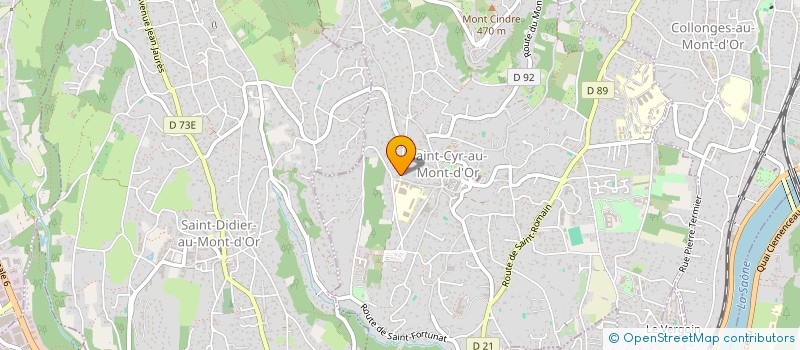 localisation de l'entreprise BERAUD INVEST  SAINT-CYR-AU-MONT-D'OR